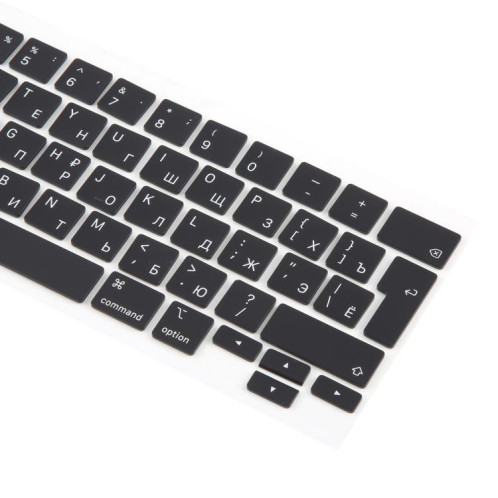 Lot de 10 touches de raccourci pour MacBook A2251, A2289, A2238, A2338, version UK, langue : russe SH40061789-03